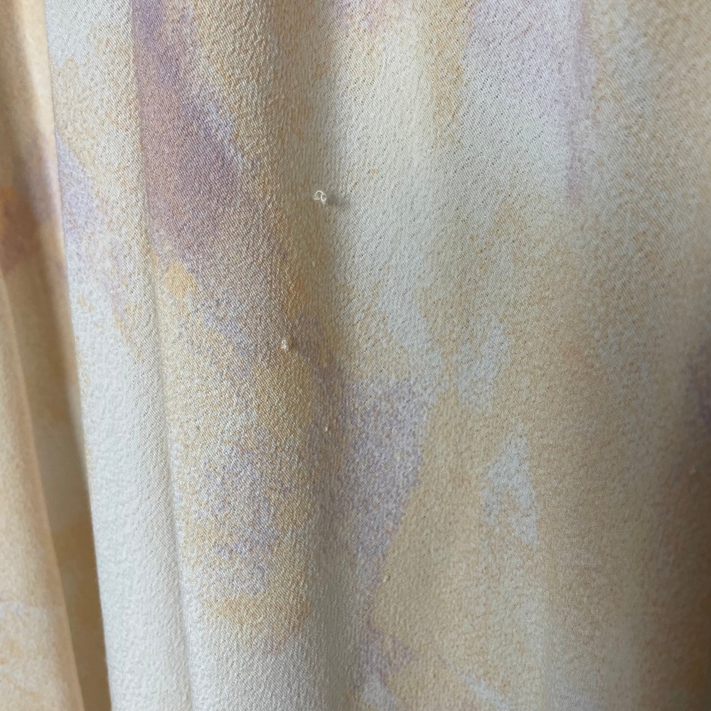 A New Day Slip Dress Pale Tie Dye Cream Purple Size Large Women Midi Side Slits - Picture 11 of 13